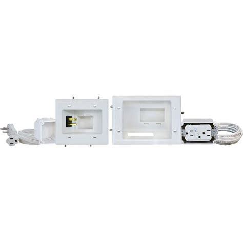 datacomm organizer 3-gang electrical box|DataComm Electronics Flat Panel TV Cable .